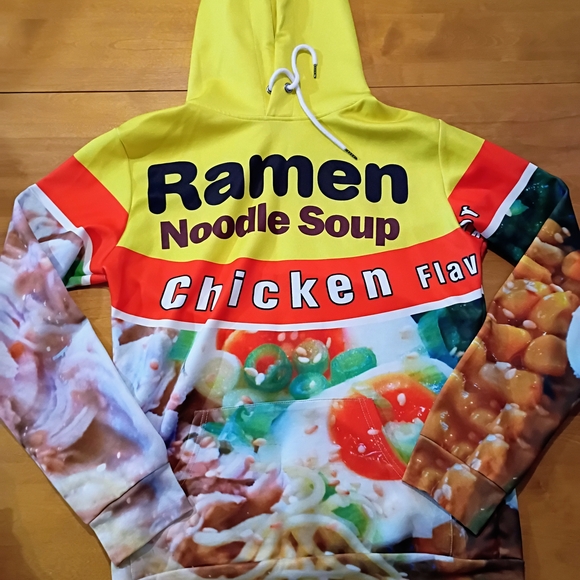 Vibrant Romen Noodle Hoodie And Socks Set - Picture 2 of 7